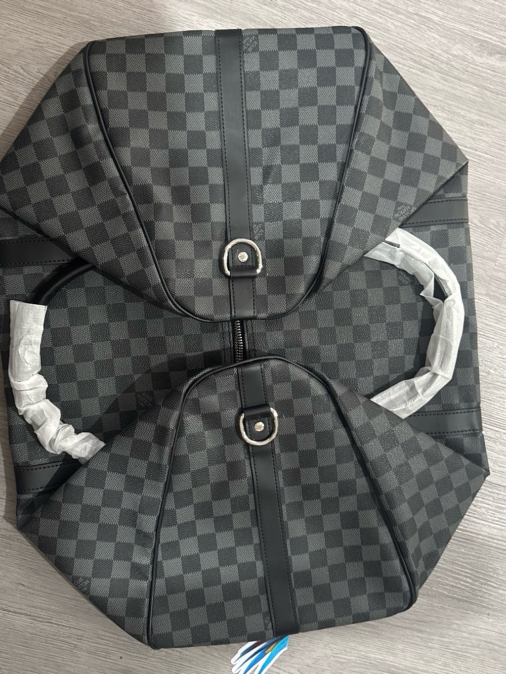 Louis Vuitton Damier Graphite Canvas Checkerboard Backpack in Charcoal/Black